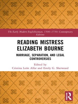 cover image of Reading Mistress Elizabeth Bourne